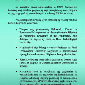 Pantulong sa Kontekstwalisadong Komunikasyon sa Filipino
